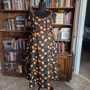 Lemon Sundress with Shoulder Ties